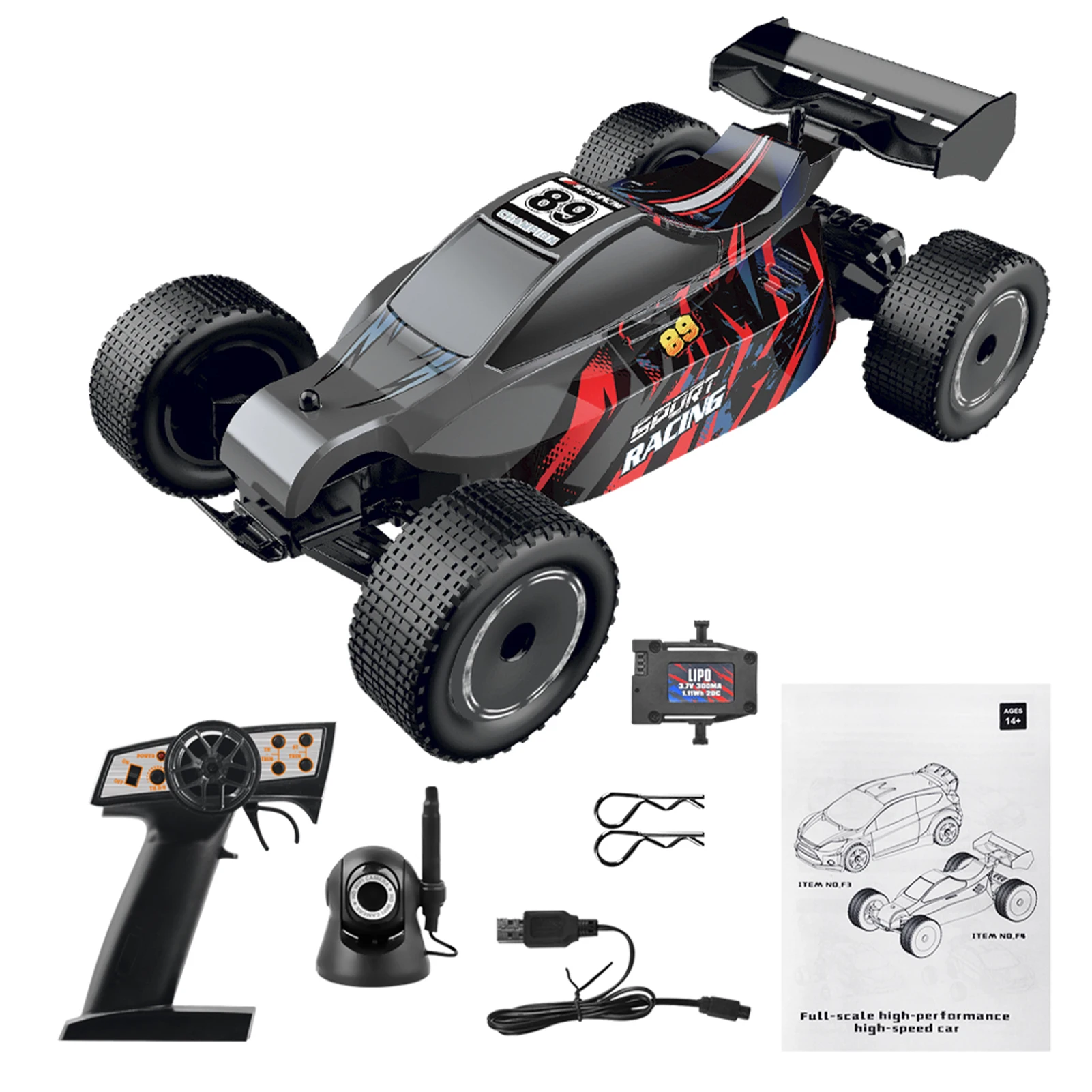 1:24 2.4GHz High Speed Mini Remote Control USB Rechargeable Full Scale PVC Detachable Kids Toy Simulation Gift RC Car Birthday
1:24 2.4GHz High Speed Mini Remote Control USB Rechargeable Full Scale PVC Detachable Kids Toy Simulation Gift RC Car Birthday