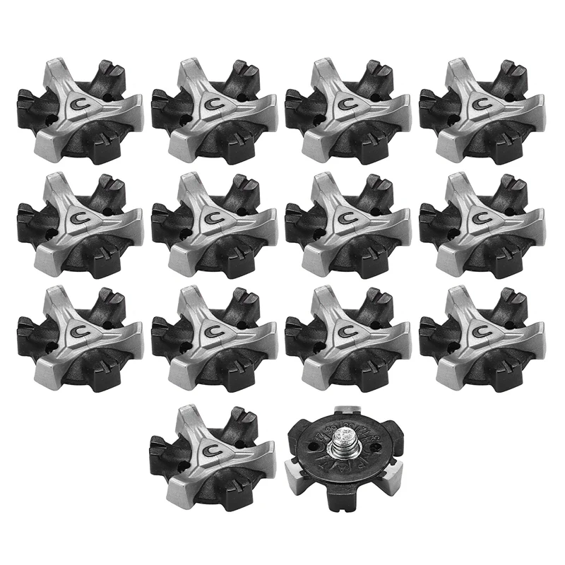 14Pieces Golf Shoe Spikes Thread Golf Spikes Thread Screw Golf Shoe Spikes Easy Replacement For Most Golf Shoes Models
14Pieces Golf Shoe Spikes Thread Golf Spikes Thread Screw Golf Shoe Spikes Easy Replacement For Most Golf Shoes Models