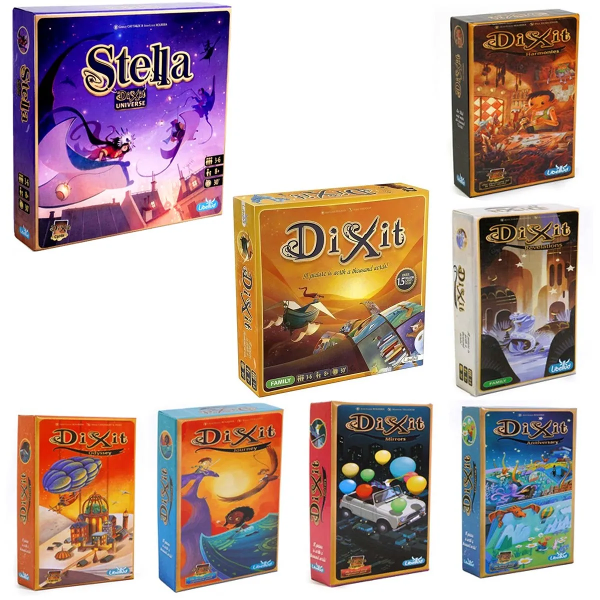 NEW Stella Dixit Cards Board Games Dixit English Expansion And Base Cards Family Party Interactive Game Toy For Kids
NEW Stella Dixit Cards Board Games Dixit English Expansion And Base Cards Family Party Interactive Game Toy For Kids