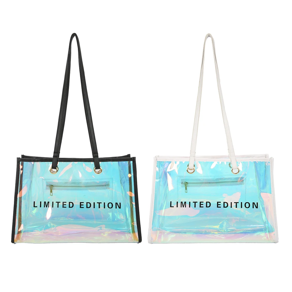 2023 Fashion Transparent Handbag for Women PVC Clear Bag Portable Travel Ladies Shoulder Bags with Purse Large Capacity Eco Tote
2023 Fashion Transparent Handbag for Women PVC Clear Bag Portable Travel Ladies Shoulder Bags with Purse Large Capacity Eco Tote