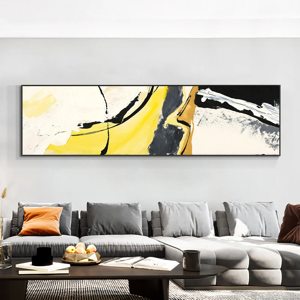Abstract Yellow With Black Oil Painting Print On Canvas Nordic Plant Posters And Prints Wall Art Picture For Home Decoration
Abstract Yellow With Black Oil Painting Print On Canvas Nordic Plant Posters And Prints Wall Art Picture For Home Decoration