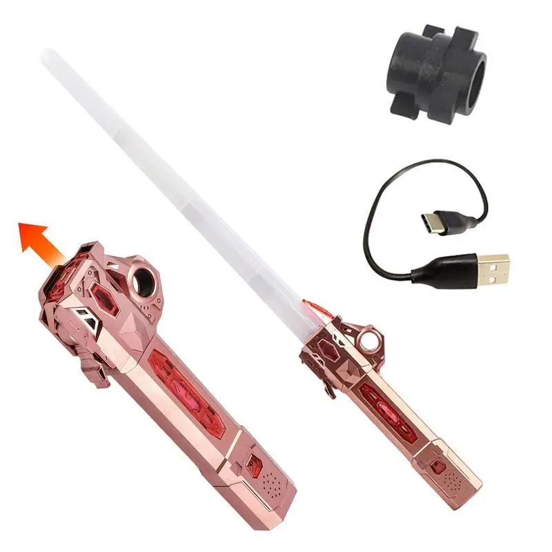 Telescopic Lightsaber Toys Flashing Swords Cosplay Luminous Music Lighting Toy Swords 2-In-1 Lightstick Toy For Kids Toy Gift
Telescopic Lightsaber Toys Flashing Swords Cosplay Luminous Music Lighting Toy Swords 2-In-1 Lightstick Toy For Kids Toy Gift