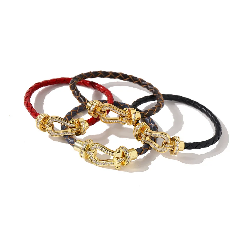 Fashion Bracelet Personality Romantic Jewelry Exquisite Simple Horseshoe Buckle Chain Watch Bracelet Gifts for Lovers
Fashion Bracelet Personality Romantic Jewelry Exquisite Simple Horseshoe Buckle Chain Watch Bracelet Gifts for Lovers