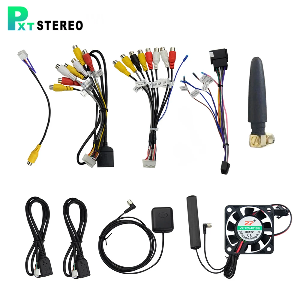 Pxton Microphone USB GPS Rear View Camera RCA Output AUX SIM Card Slot Radio Converter 16 PIN 4G Power Cable For Car Navigation
Pxton Microphone USB GPS Rear View Camera RCA Output AUX SIM Card Slot Radio Converter 16 PIN 4G Power Cable For Car Navigation