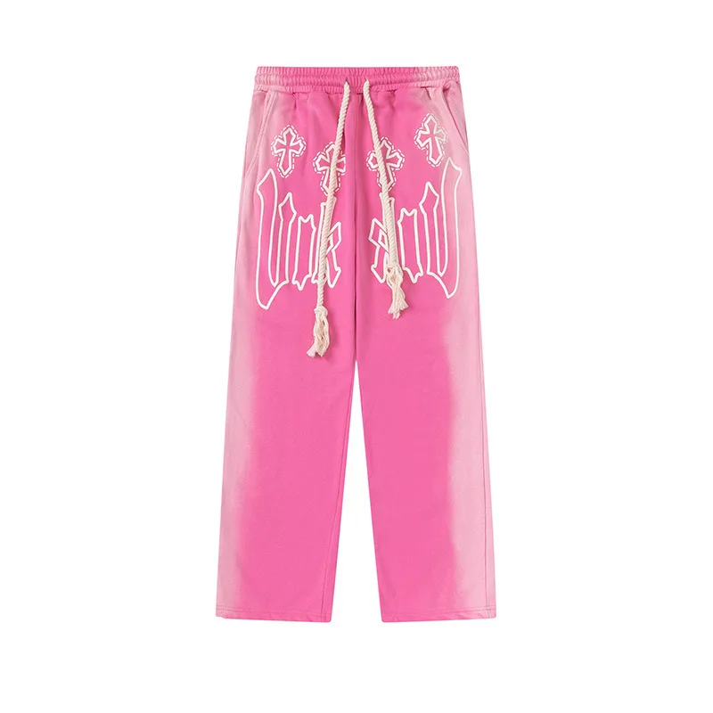 Tide brand ins American retro alphabet casual pants men and women street trend all-match loose trousers new
Tide brand ins American retro alphabet casual pants men and women street trend all-match loose trousers new