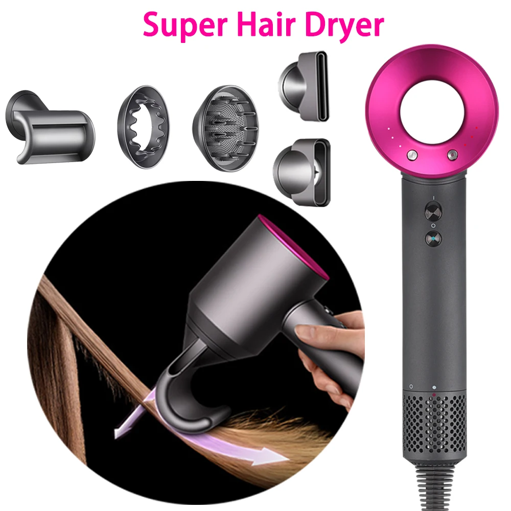 Professional Hair Dryer Hot/Cold Air Blow Drier Leafless Dryer Salon Negative Ionic Hair Dryers With Beauty Health 220V /110V
Professional Hair Dryer Hot/Cold Air Blow Drier Leafless Dryer Salon Negative Ionic Hair Dryers With Beauty Health 220V /110V