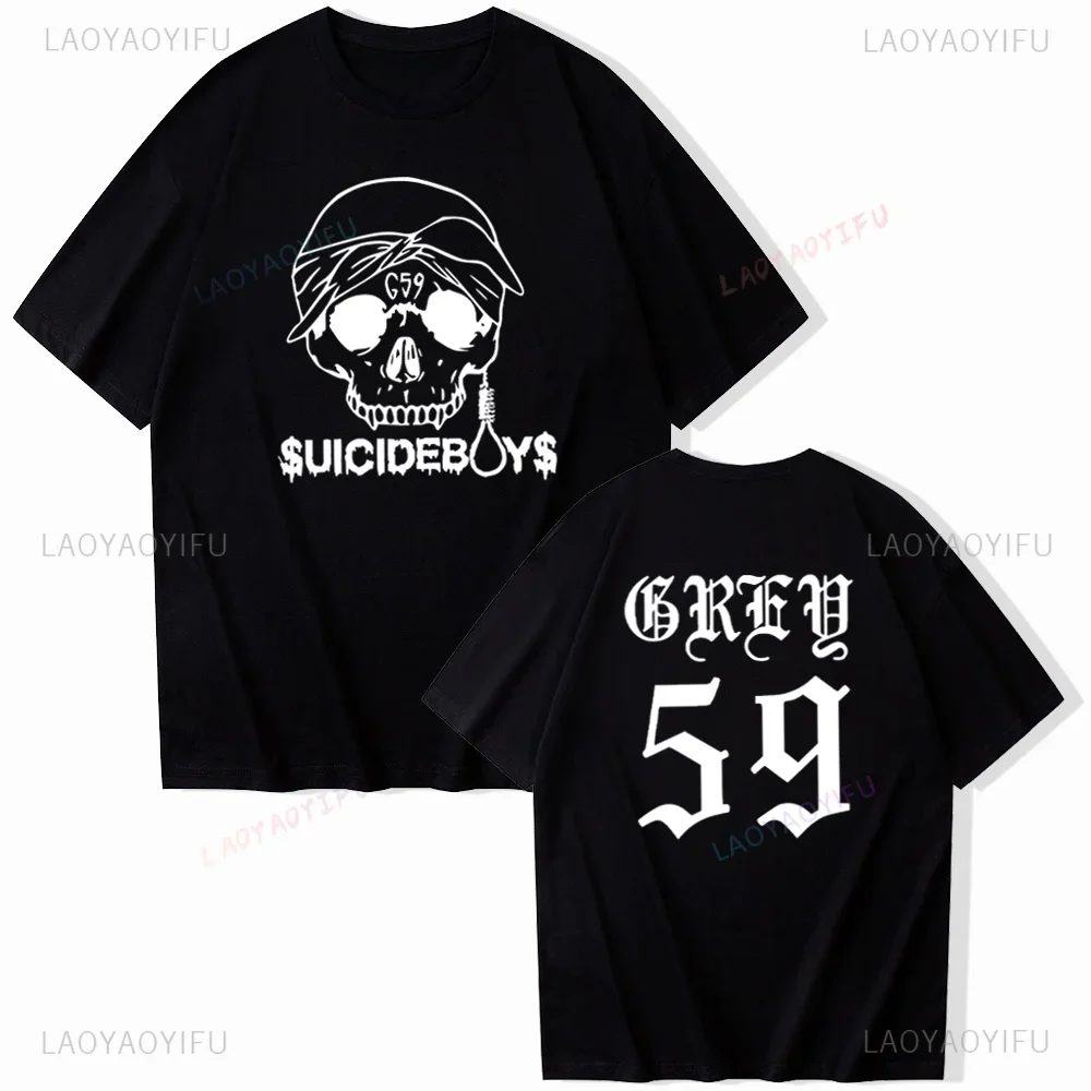 Рубашка Suicideboys G59 Tour 2023 американский подарок в стиле хип-хоп для фаната с круглым