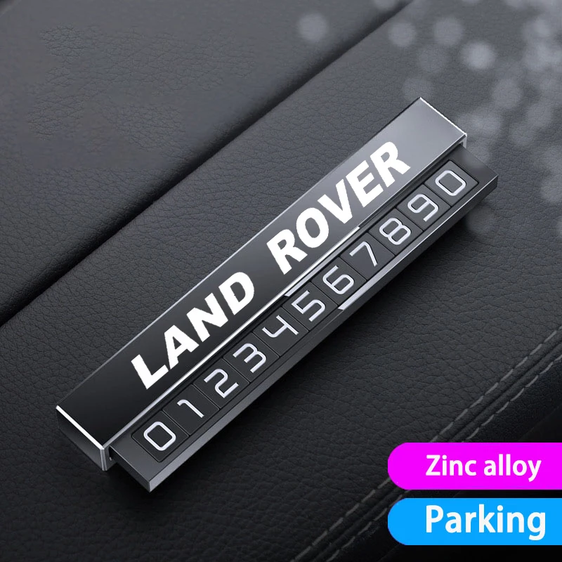 Car-Styling Temporary Parking Card Phone Number Plate Telephone Park Stop For Land Rover Range Rover Evoque Freelander Discovery
Car-Styling Temporary Parking Card Phone Number Plate Telephone Park Stop For Land Rover Range Rover Evoque Freelander Discovery