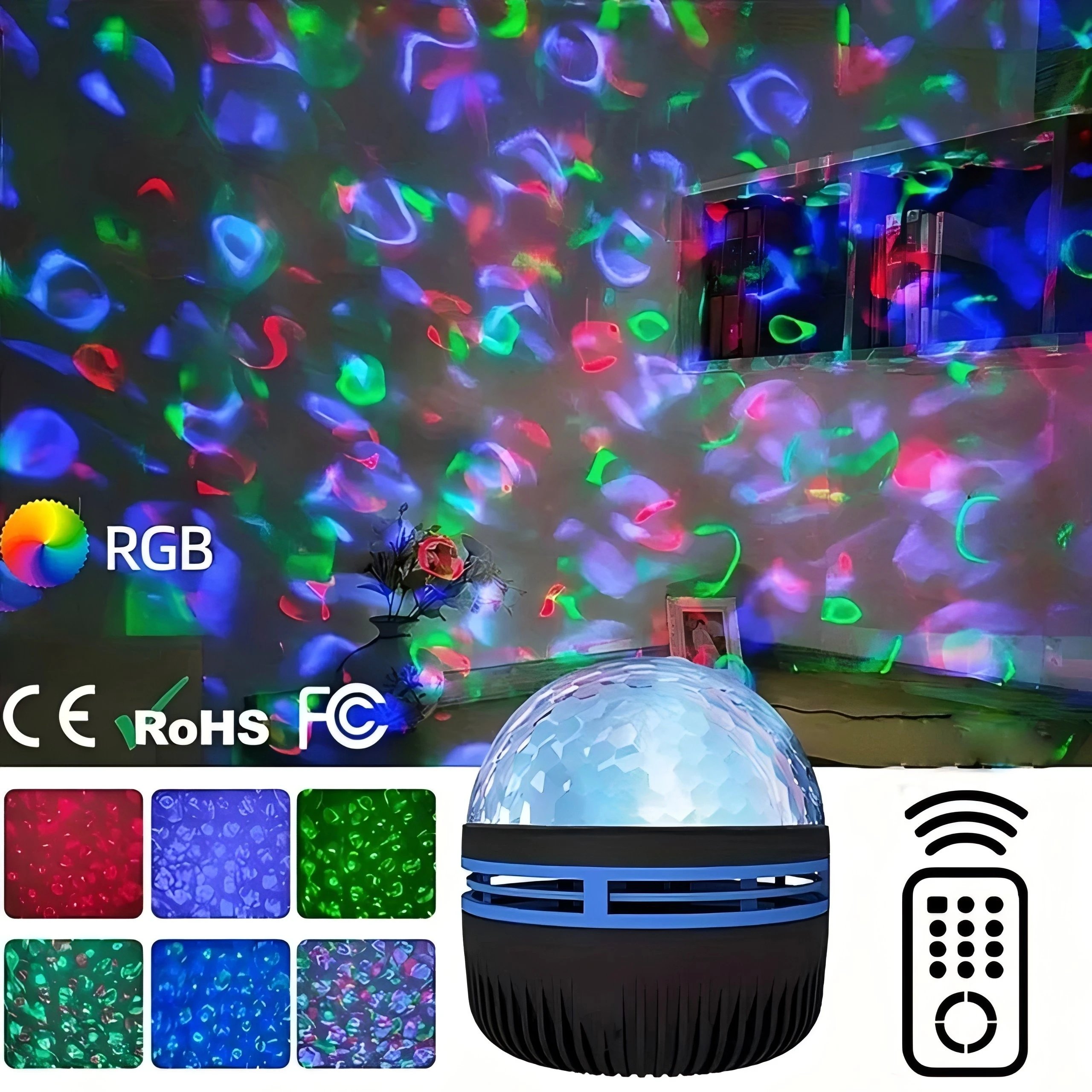 Проекционная лампа Северное сияние RGB
Проекционная лампа Северное сияние RGB