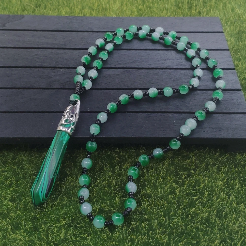 Natural Stone Bead Necklace Women Sweater Raw Stone Pendant Luxury Romantic Jewelry Original Gift
Natural Stone Bead Necklace Women Sweater Raw Stone Pendant Luxury Romantic Jewelry Original Gift