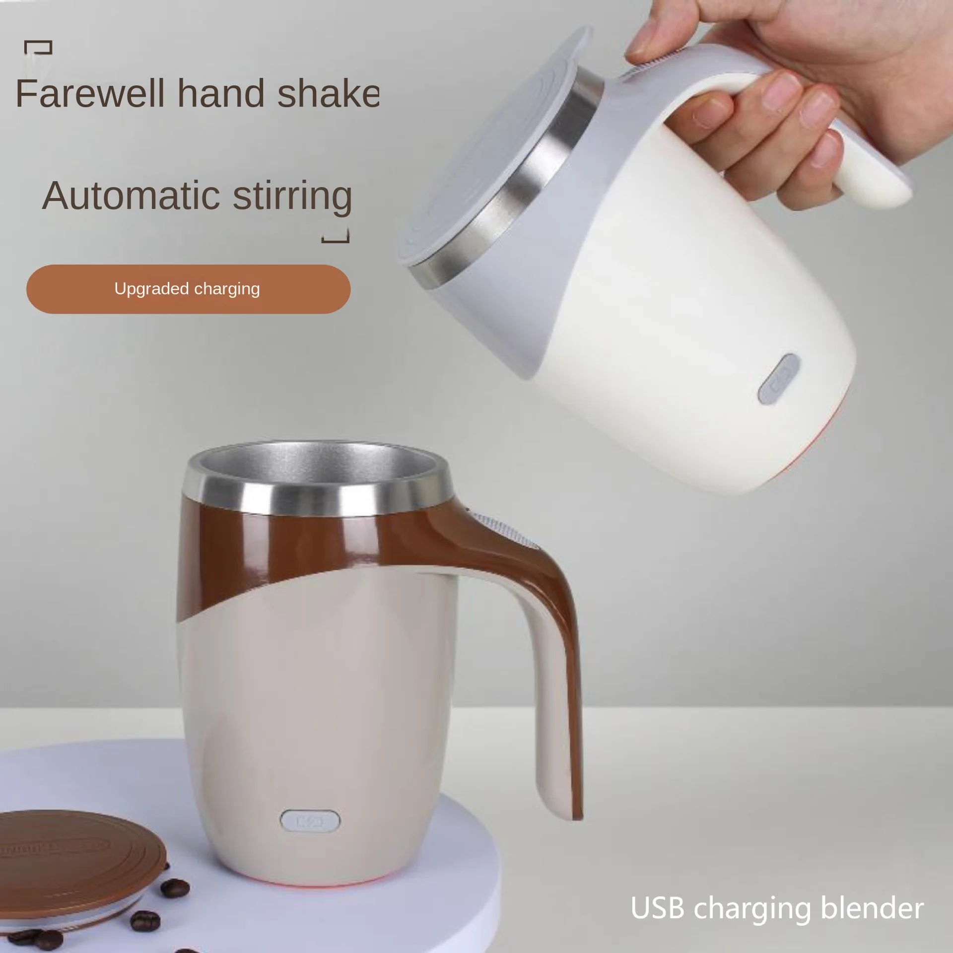 Automatic Self Stirring Mugs Stainless Steel Coffee Mixing Cup Portable USB Electric Blender Smart Mixer Thermal Cup Home Office
Automatic Self Stirring Mugs Stainless Steel Coffee Mixing Cup Portable USB Electric Blender Smart Mixer Thermal Cup Home Office