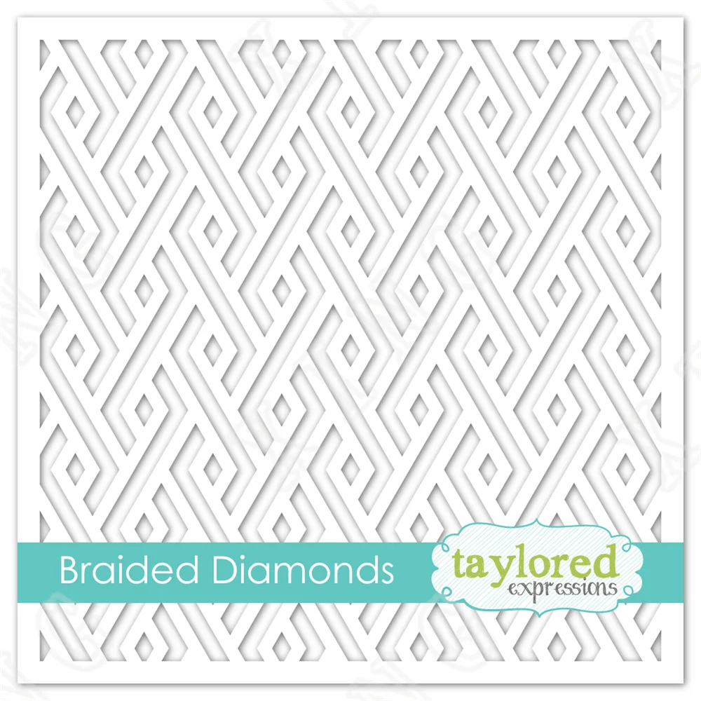 New Braided Diamonds Layering Stencils Painting Diy Scrapbook Coloring Embossing Paper Card Album Craft Decorative Template
New Braided Diamonds Layering Stencils Painting Diy Scrapbook Coloring Embossing Paper Card Album Craft Decorative Template