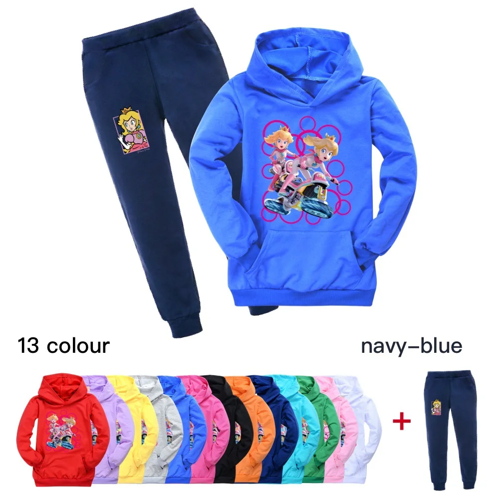 princess peach Fall Cotton Long Sleeves Hoodies Clothes Tops+Pants Toddler Kids Sportswear Sets Boys Girls Outfits Tracksuit
princess peach Fall Cotton Long Sleeves Hoodies Clothes Tops+Pants Toddler Kids Sportswear Sets Boys Girls Outfits Tracksuit