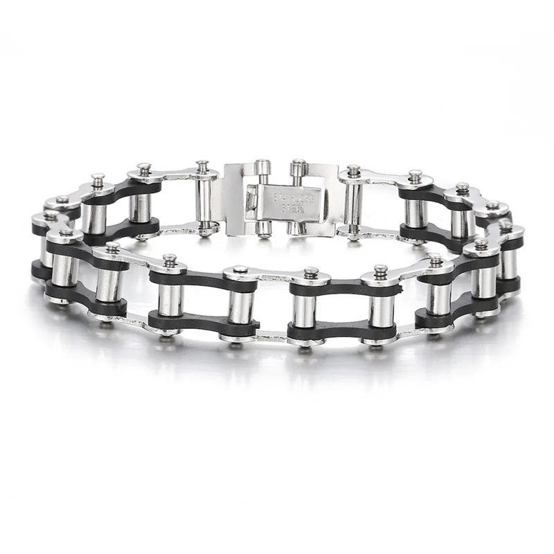 2022 New Domineering Bracelet Men's Personality Trend Rope Stainless Steel Metal Bike Chain Style Bracelet Charm Men's Bracelet
2022 New Domineering Bracelet Men's Personality Trend Rope Stainless Steel Metal Bike Chain Style Bracelet Charm Men's Bracelet