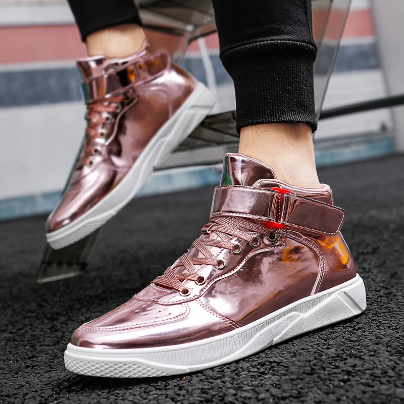 Men's Patent Leather Mirror Plus Size Running Shoes Comfort Sneakers Trend Lightweight Walking Shoes Casual Shoes Zapatillas
Men's Patent Leather Mirror Plus Size Running Shoes Comfort Sneakers Trend Lightweight Walking Shoes Casual Shoes Zapatillas