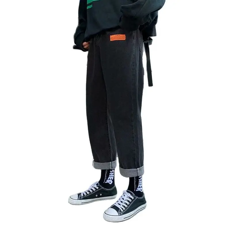 Wholesale 2022 Fashion Casual Denim Jeans Men's Korean Trend Autumn Winter New Brand Patch Loose Straight Drop Wide Leg Pants
Wholesale 2022 Fashion Casual Denim Jeans Men's Korean Trend Autumn Winter New Brand Patch Loose Straight Drop Wide Leg Pants