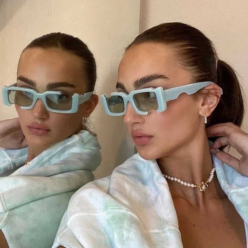 New Personality Frame Sunglasses Female Notch Square Small Face Sunglasses Male 2022 Fashion Street Shooting Hot-selling Glasses
New Personality Frame Sunglasses Female Notch Square Small Face Sunglasses Male 2022 Fashion Street Shooting Hot-selling Glasses