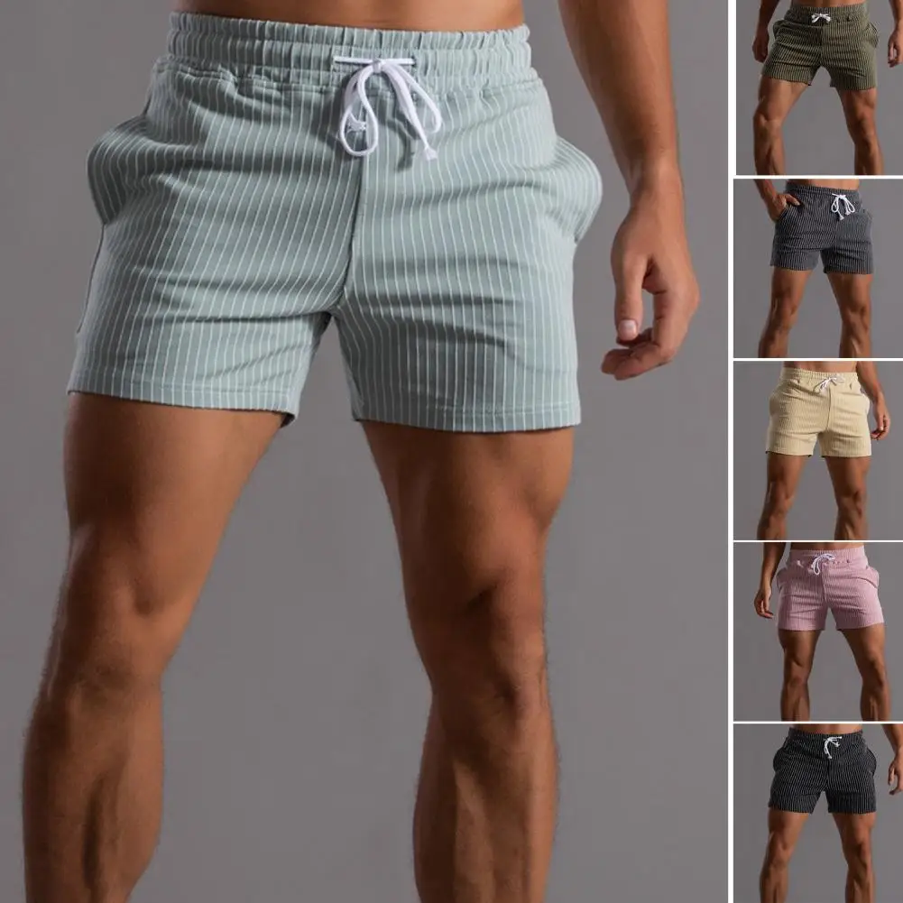Men Shorts Striped Good Stretch Elastic Waist Mid-Rise Mid Waists Drawstring Summer Stretchy Pockets Short Pants for Sports Male
Men Shorts Striped Good Stretch Elastic Waist Mid-Rise Mid Waists Drawstring Summer Stretchy Pockets Short Pants for Sports Male