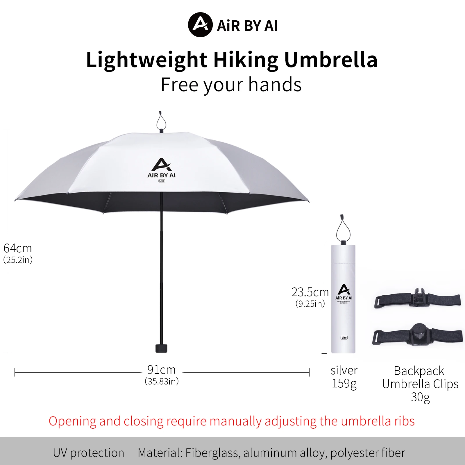 Складной зонт из полиэстера для взрослых
Складной зонт из полиэстера для взрослых