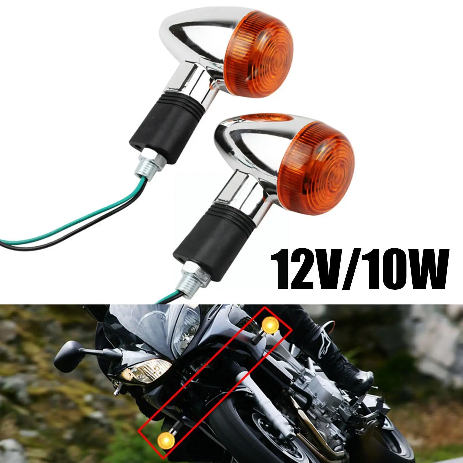 Motorcycle Turn Signal Indicator Light ABS Amber Color Turning Blinker Lamp Suitable For Suzuki P3L2
Motorcycle Turn Signal Indicator Light ABS Amber Color Turning Blinker Lamp Suitable For Suzuki P3L2