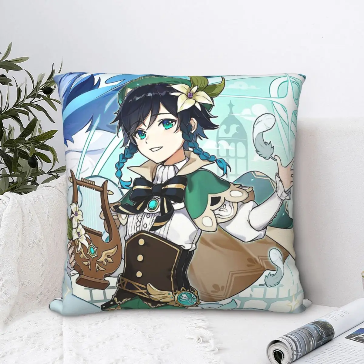 Genshin Impact Venti Cojines Throw Pillow Case Cushion Home Sofa Chair Print Decorative Coussin
Genshin Impact Venti Cojines Throw Pillow Case Cushion Home Sofa Chair Print Decorative Coussin