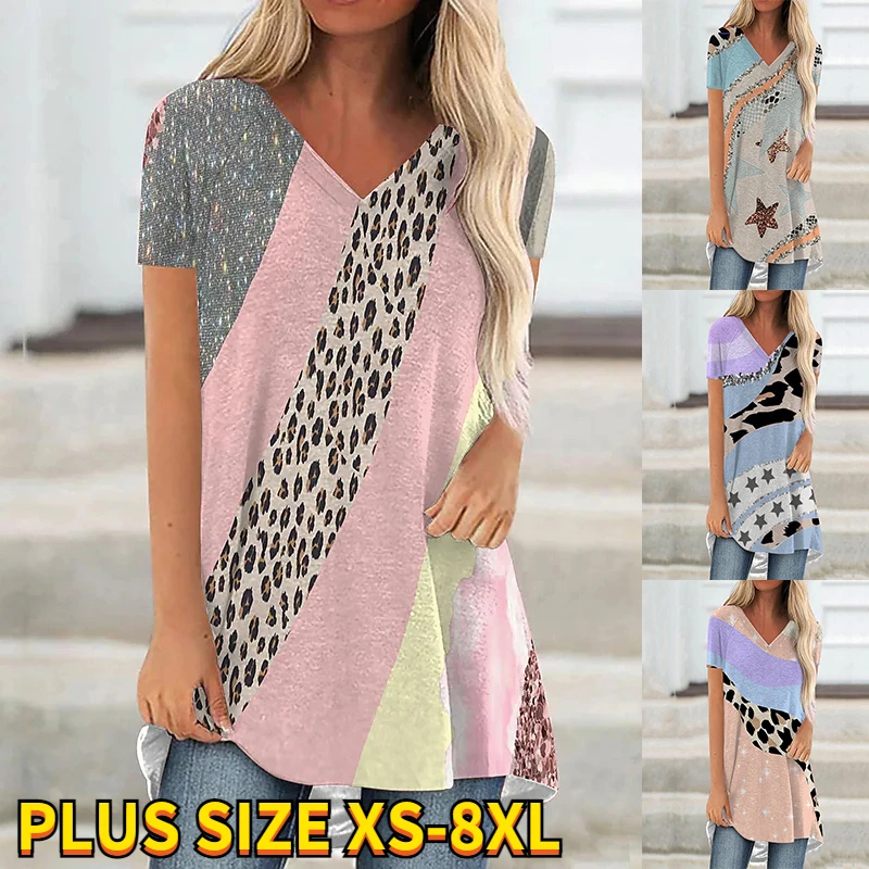 2022 Summer Women's Abstract Cool 3D Printed Short Sleeves V Neck Female Casual Pullover Fashionable Tops Oversized Tee Shirts
2022 Summer Women's Abstract Cool 3D Printed Short Sleeves V Neck Female Casual Pullover Fashionable Tops Oversized Tee Shirts
