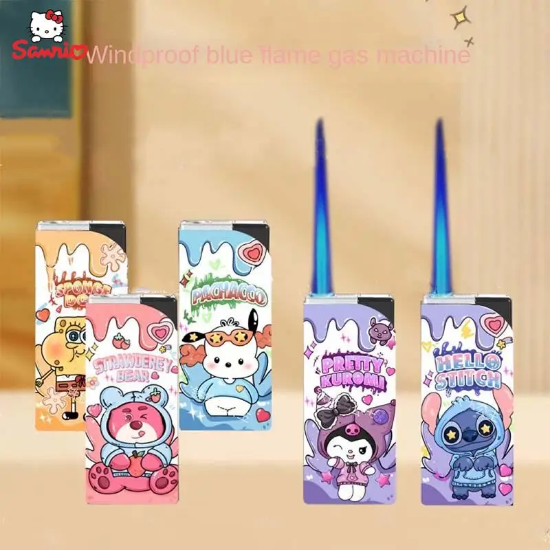Sanrio Blue Flame Gas Lighter Hello Kitty Kuromi Pochacco Cute Girl Heart Flame Lighter Gadget Decoration Toy Girlfriend Gifts
Sanrio Blue Flame Gas Lighter Hello Kitty Kuromi Pochacco Cute Girl Heart Flame Lighter Gadget Decoration Toy Girlfriend Gifts