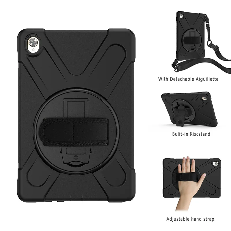 Kids Safe Shockproof Durable Silicone Case Cover with Shoulder Hand Strap for Huawei Mediapad M6 10.8 Inch 2019 Tablet+Stylus
Kids Safe Shockproof Durable Silicone Case Cover with Shoulder Hand Strap for Huawei Mediapad M6 10.8 Inch 2019 Tablet+Stylus