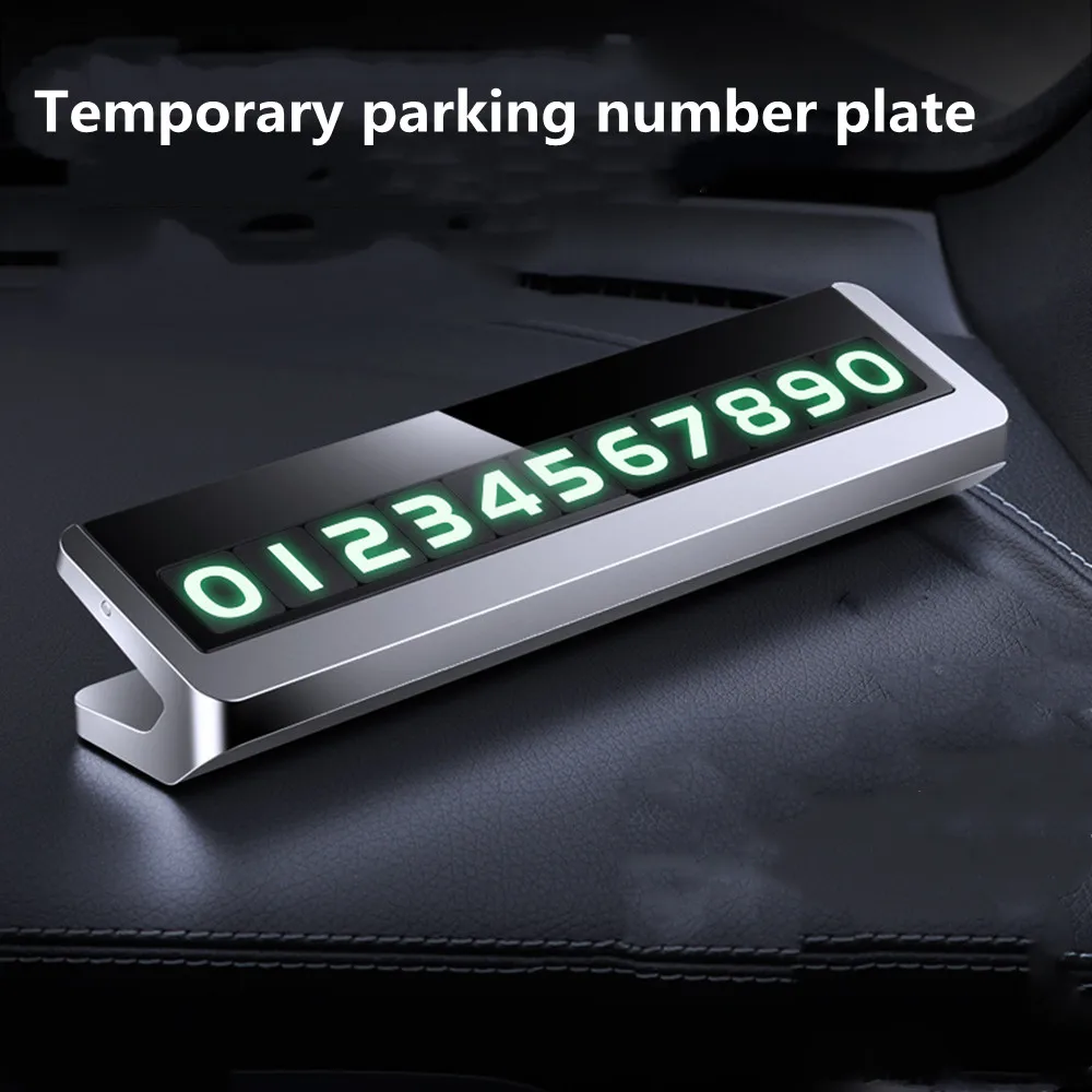 Car Temporary Parking Card Phone Number Luminous Telephone Number Plate Car Accessories
Car Temporary Parking Card Phone Number Luminous Telephone Number Plate Car Accessories