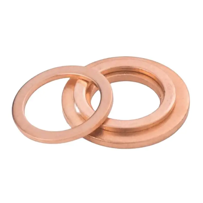 

M4 M5 M6 M7 M8 M9 M10 M11 M12 M13 M14 M15 M16 M17 M18 M20 M21 M22 M23 M24 M27 Metric Copper Sealing Flat Washers