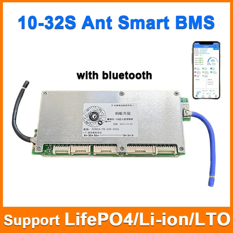 Smart BMS от 10S до 32S Ant для литиевой батареи с Bluetooth 150A 200A 300A LifePO4/li-ion/Φ Защитная плата BMS батареи
Smart BMS от 10S до 32S Ant для литиевой батареи с Bluetooth 150A 200A 300A LifePO4/li-ion/Φ Защитная плата BMS батареи