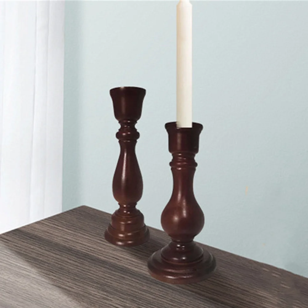 Wooden Vintage Candlestick Holder Classic Handmade Craft Candlesticks Candle Holder Home Wedding Party Table Decoration
Wooden Vintage Candlestick Holder Classic Handmade Craft Candlesticks Candle Holder Home Wedding Party Table Decoration