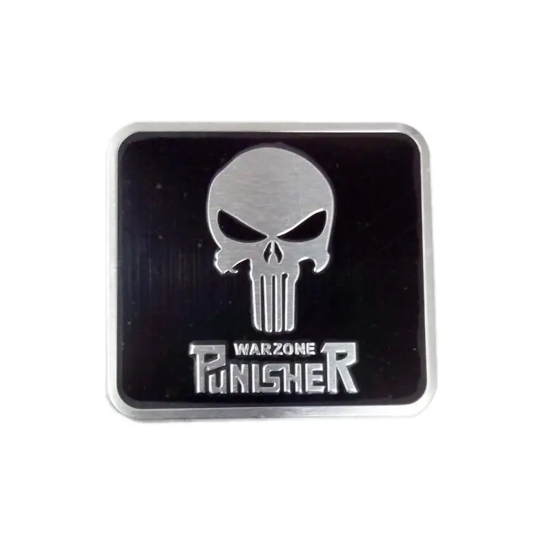 Metal Aluminum Punisher Skull Skeleton Car Sticker Emblem Badge Logo Car decoration
Metal Aluminum Punisher Skull Skeleton Car Sticker Emblem Badge Logo Car decoration