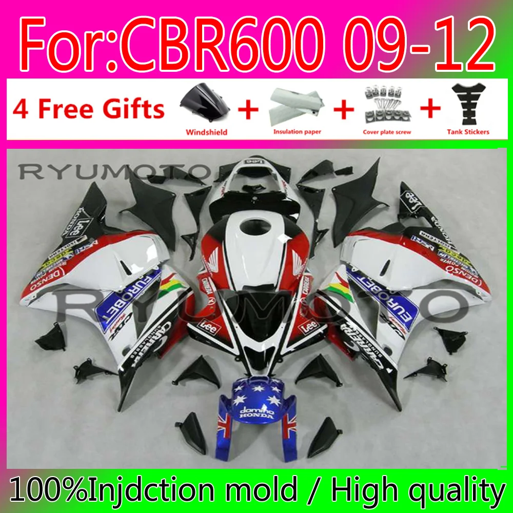New ABS Injection Mold full Fairings Fit For HONDA CBR600rr 2009 2012 fairing CBR 600 rr 2009 2012 fairing 
New ABS Injection Mold full Fairings Fit For HONDA CBR600rr 2009 2012 fairing CBR 600 rr 2009 2012 fairing