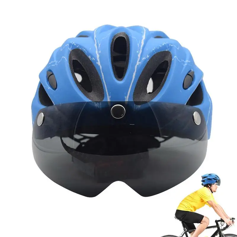 Bike Helmets With Magnetic Goggles Road Mountain Cycling Helmets For Adults Adjustable Cycling Helmets For Road Mountain Bike
Bike Helmets With Magnetic Goggles Road Mountain Cycling Helmets For Adults Adjustable Cycling Helmets For Road Mountain Bike