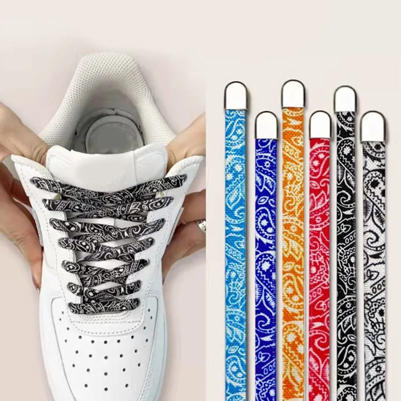 Elastic No Tie Lazy Shoelaces Cashew Flower Flat Sneakers Shoelace Metal Lock Quick Shoe Lace For Kids Adult Fits All Shoes
Elastic No Tie Lazy Shoelaces Cashew Flower Flat Sneakers Shoelace Metal Lock Quick Shoe Lace For Kids Adult Fits All Shoes