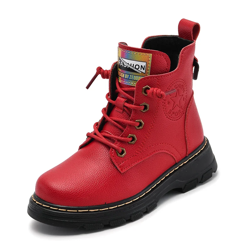 2023 Trend Fashion Winter Martin Boots For Girls Korean Style Plaid PU Leather Snow Boots Thick Warm Plush Casual Shoes For Kids
2023 Trend Fashion Winter Martin Boots For Girls Korean Style Plaid PU Leather Snow Boots Thick Warm Plush Casual Shoes For Kids