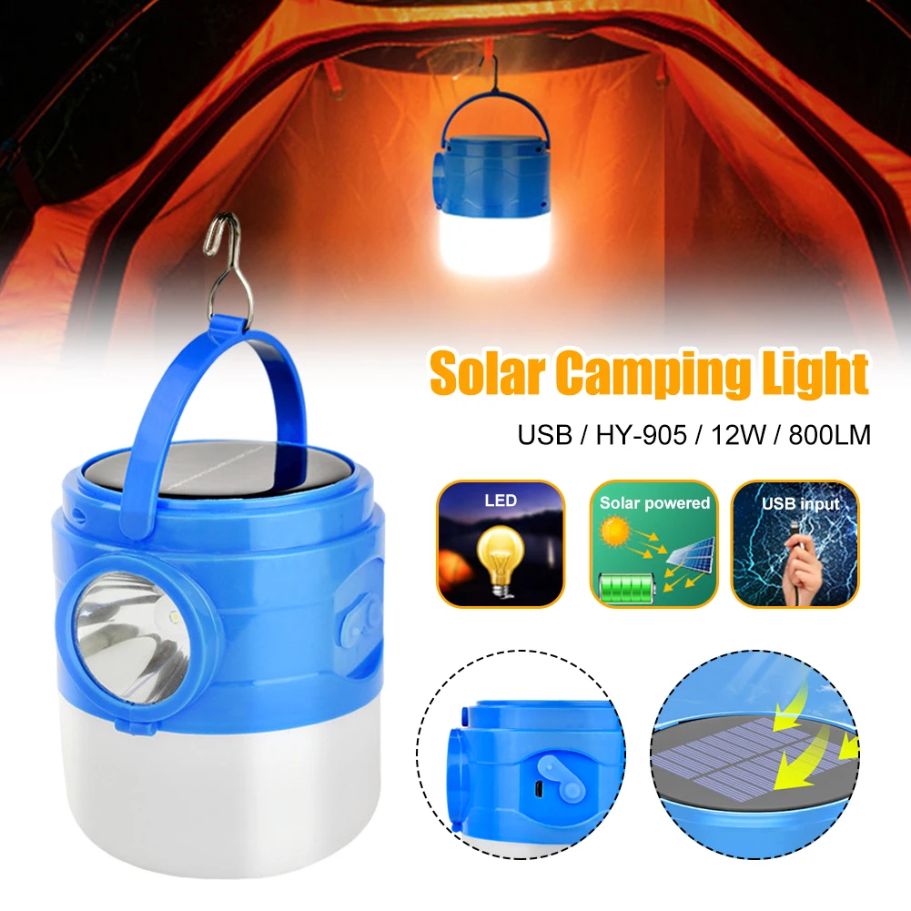 Solar Camping Lantern USB Rechargeable Tent Light 48LED Dual Light Source 3 Modes Camping Light Waterproof for Outdoor Travel
Solar Camping Lantern USB Rechargeable Tent Light 48LED Dual Light Source 3 Modes Camping Light Waterproof for Outdoor Travel