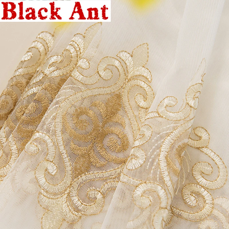 Золотистые прозрачные шторы с цветочной вышивкой для гостиной, элегантная прозрачная марлевая драпировка для раздвижных стеклянных двере...
Золотистые прозрачные шторы с цветочной вышивкой для гостиной, элегантная прозрачная марлевая драпировка для раздвижных стеклянных двере...