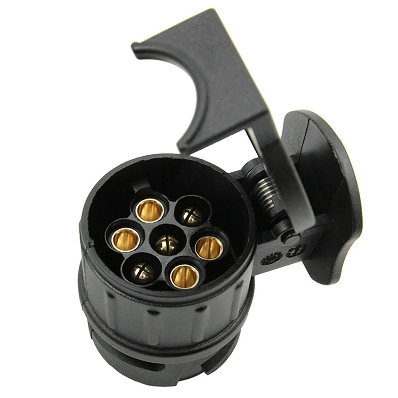 13 To 7 Pin Plug Adapter Trailer Connector 12V Towbar Towing Waterproof Plugs Socket Adapter Protect Connections Black
13 To 7 Pin Plug Adapter Trailer Connector 12V Towbar Towing Waterproof Plugs Socket Adapter Protect Connections Black