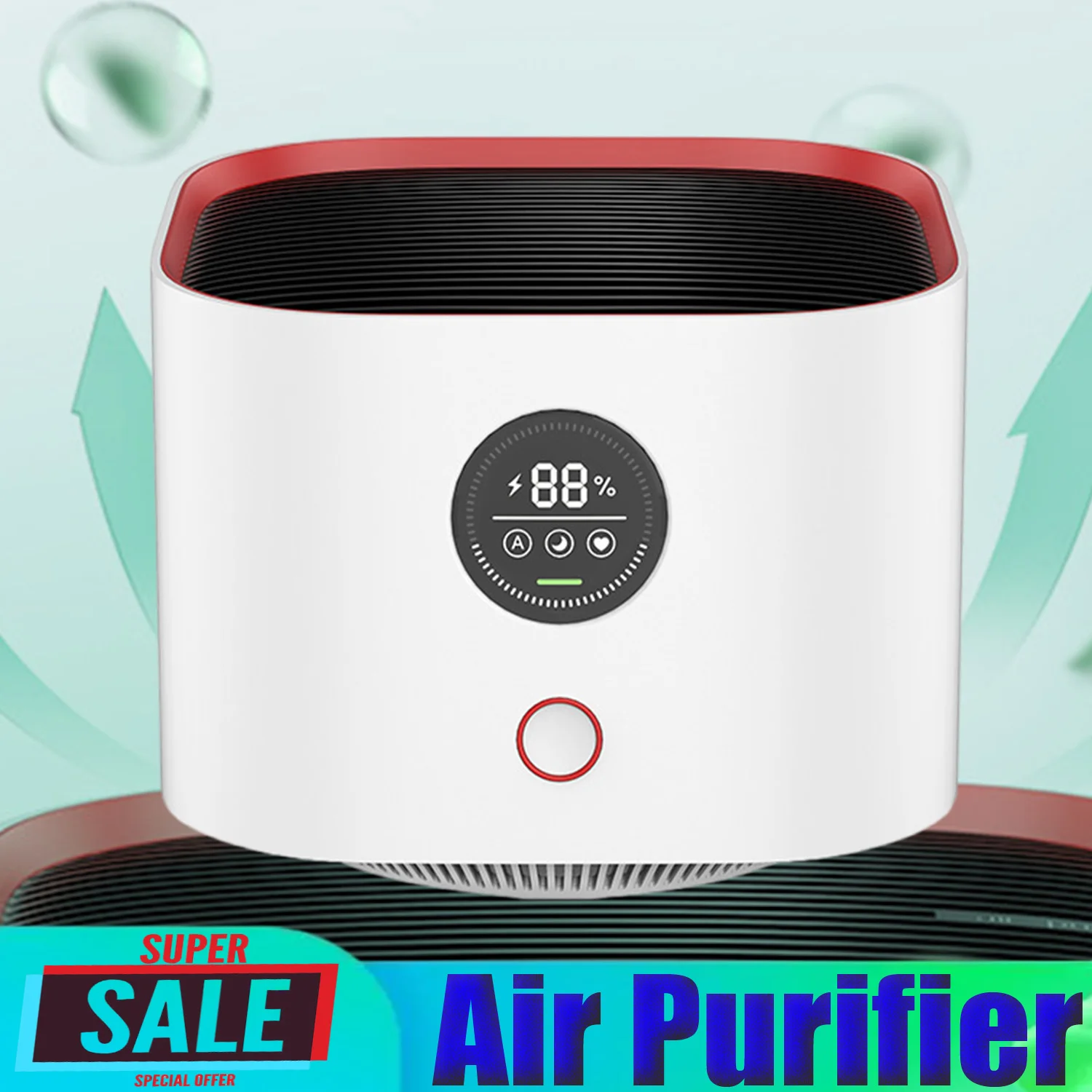 Air Purifier,Negative Ions,PM2.5 Harmful Gas Dust Formaldehyde Remover,Air Quality Detection,Activated Carbon /Electronic Filter
Air Purifier,Negative Ions,PM2.5 Harmful Gas Dust Formaldehyde Remover,Air Quality Detection,Activated Carbon /Electronic Filter