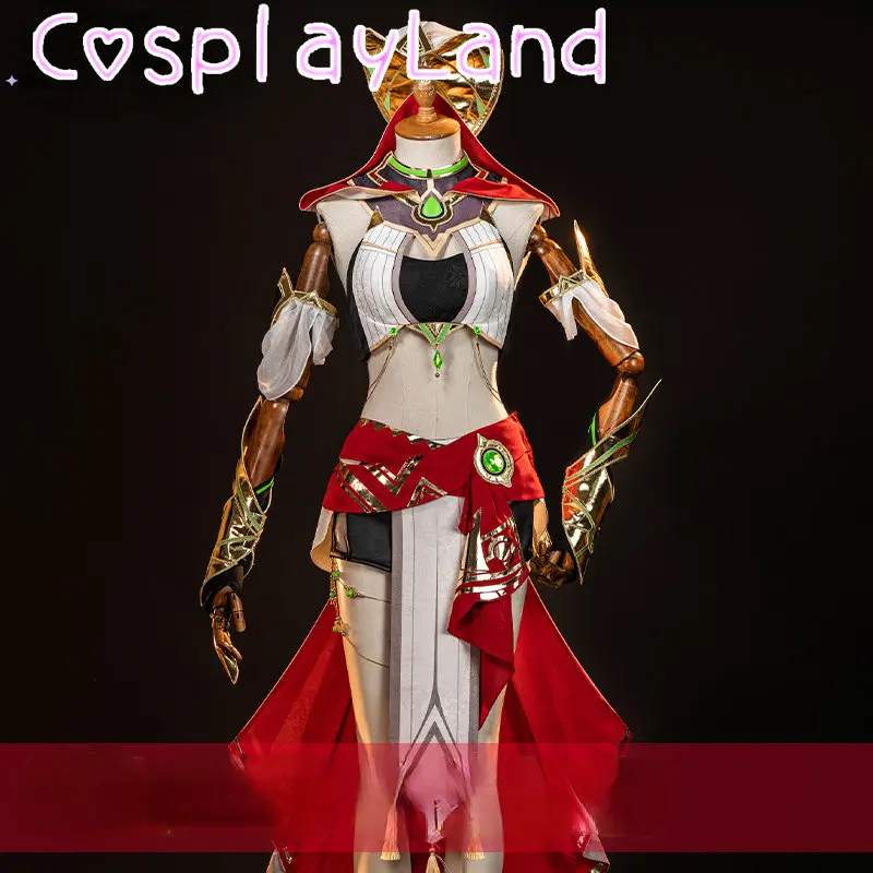 Genshin Impact Eremite Floral Ring Dancer Cosplay Costume Game Genshin Impact New Skin Sexy Dancer Dress Halloween Party Dress
Genshin Impact Eremite Floral Ring Dancer Cosplay Costume Game Genshin Impact New Skin Sexy Dancer Dress Halloween Party Dress