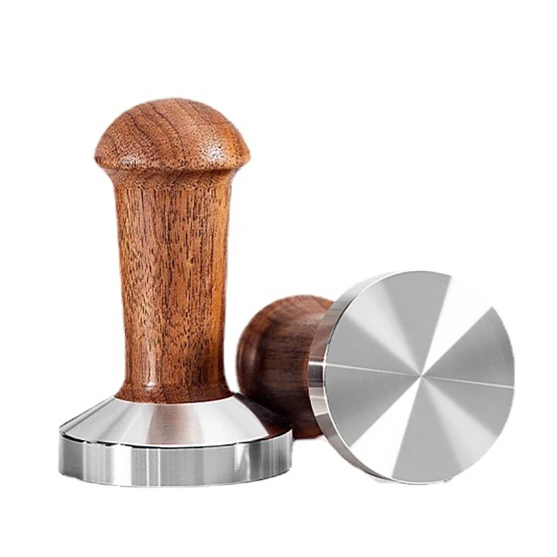Walnut Handle Coffee Tamper 51/53/58.5MM 304 Stainless Steel Espresso Tamper Coffee Leveler Distributor Powder Hammer Coffeeware
Walnut Handle Coffee Tamper 51/53/58.5MM 304 Stainless Steel Espresso Tamper Coffee Leveler Distributor Powder Hammer Coffeeware