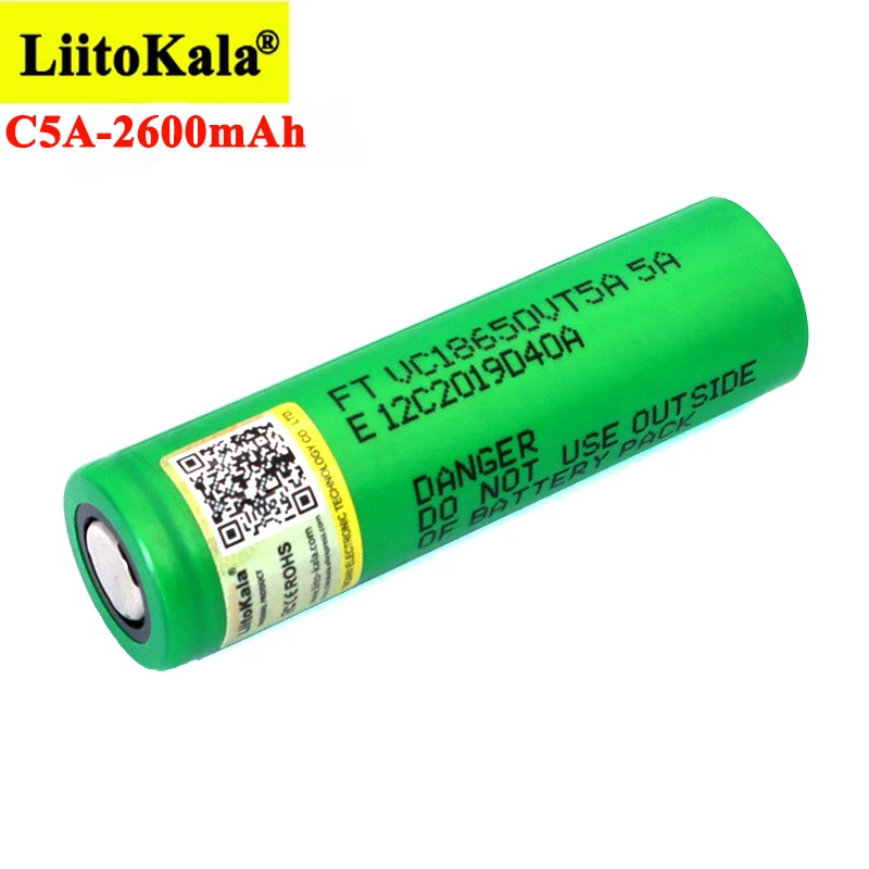 Литиевая батарея Liitokala VTC5A, 2600 мАч, 18650, 20 А, 30 А, разряд 18650VTC5, батареи для фонарика с плоской головкой, 1-10 шт.
Литиевая батарея Liitokala VTC5A, 2600 мАч, 18650, 20 А, 30 А, разряд 18650VTC5, батареи для фонарика с плоской головкой, 1-10 шт.