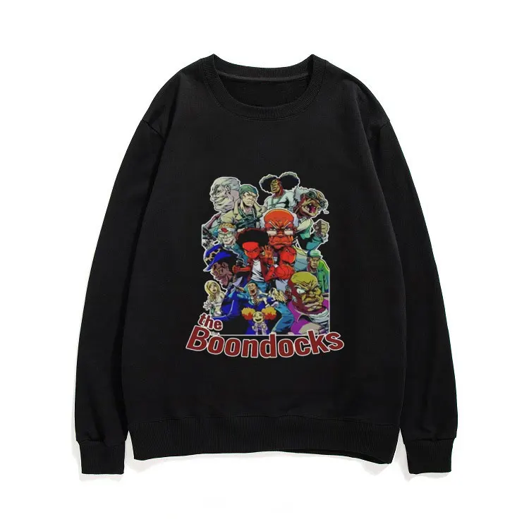 Anime Cartoon The Boondocks Huey and Riley Pullover Mens Creative Pullovers Men Women Harajuku Sweatshirt Funny Man Streetwear
Anime Cartoon The Boondocks Huey and Riley Pullover Mens Creative Pullovers Men Women Harajuku Sweatshirt Funny Man Streetwear