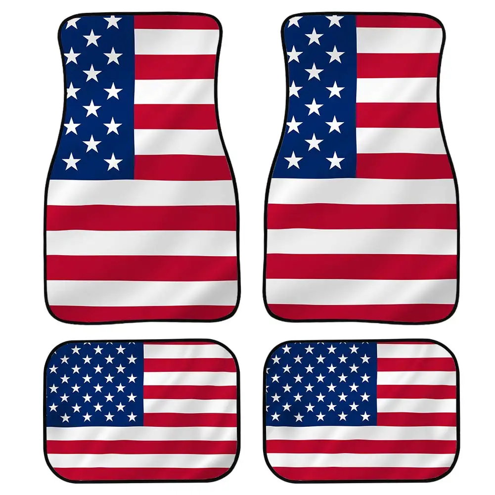 Flag USA Design Car Floor Mats Fits Most Car Rubber Floor Mats Custom Pattern Floor Mats 4 Pieces DIY
Flag USA Design Car Floor Mats Fits Most Car Rubber Floor Mats Custom Pattern Floor Mats 4 Pieces DIY