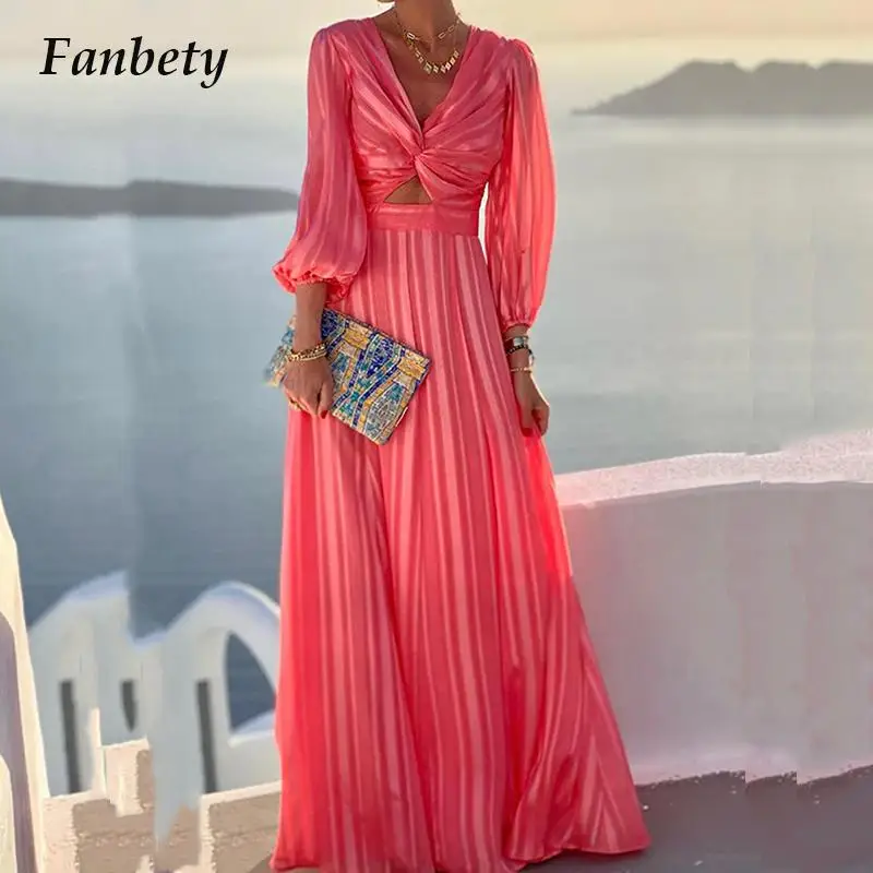 Elegant V Neck Twisted Crop Hollow Trumpet Sleeve Dress Spring Women Lantern Sleeve Party Dress Boho Solid Loose Pleated Dress
Elegant V Neck Twisted Crop Hollow Trumpet Sleeve Dress Spring Women Lantern Sleeve Party Dress Boho Solid Loose Pleated Dress
