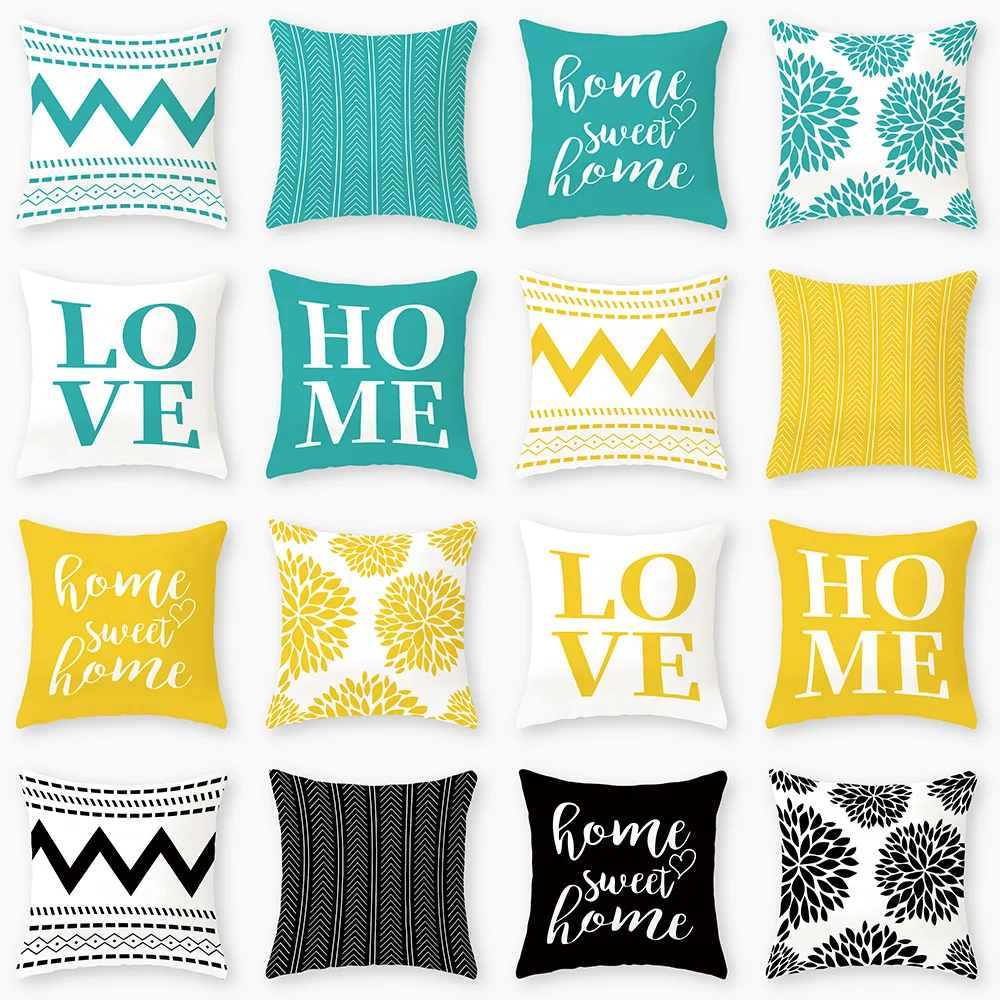 Geometric Cushion Cover 45x45 Polyester Pillowcase Letters Print Sofa Cushions Pillow Cover Home Decor For Living Room
Geometric Cushion Cover 45x45 Polyester Pillowcase Letters Print Sofa Cushions Pillow Cover Home Decor For Living Room