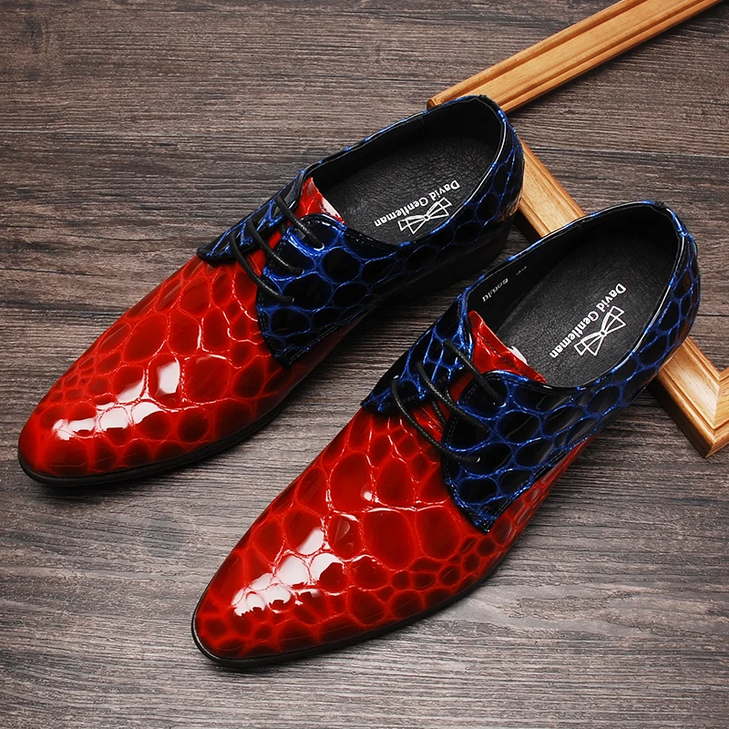 Crocodile Pattern Mens Dress Shoes Wedding Luxury Genuine Leather oxford Shoes Man Black Red Lace Up Pointy Formal Shoes Men
Crocodile Pattern Mens Dress Shoes Wedding Luxury Genuine Leather oxford Shoes Man Black Red Lace Up Pointy Formal Shoes Men