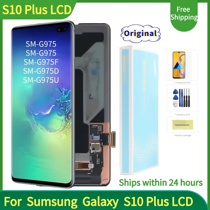 100%Original 6.4"AMOLED Screen for Samsung Galaxy S10plus LCD Display SM-G960FD G960U G960 Touch Screen Digitizer Panel
100%Original 6.4"AMOLED Screen for Samsung Galaxy S10plus LCD Display SM-G960FD G960U G960 Touch Screen Digitizer Panel